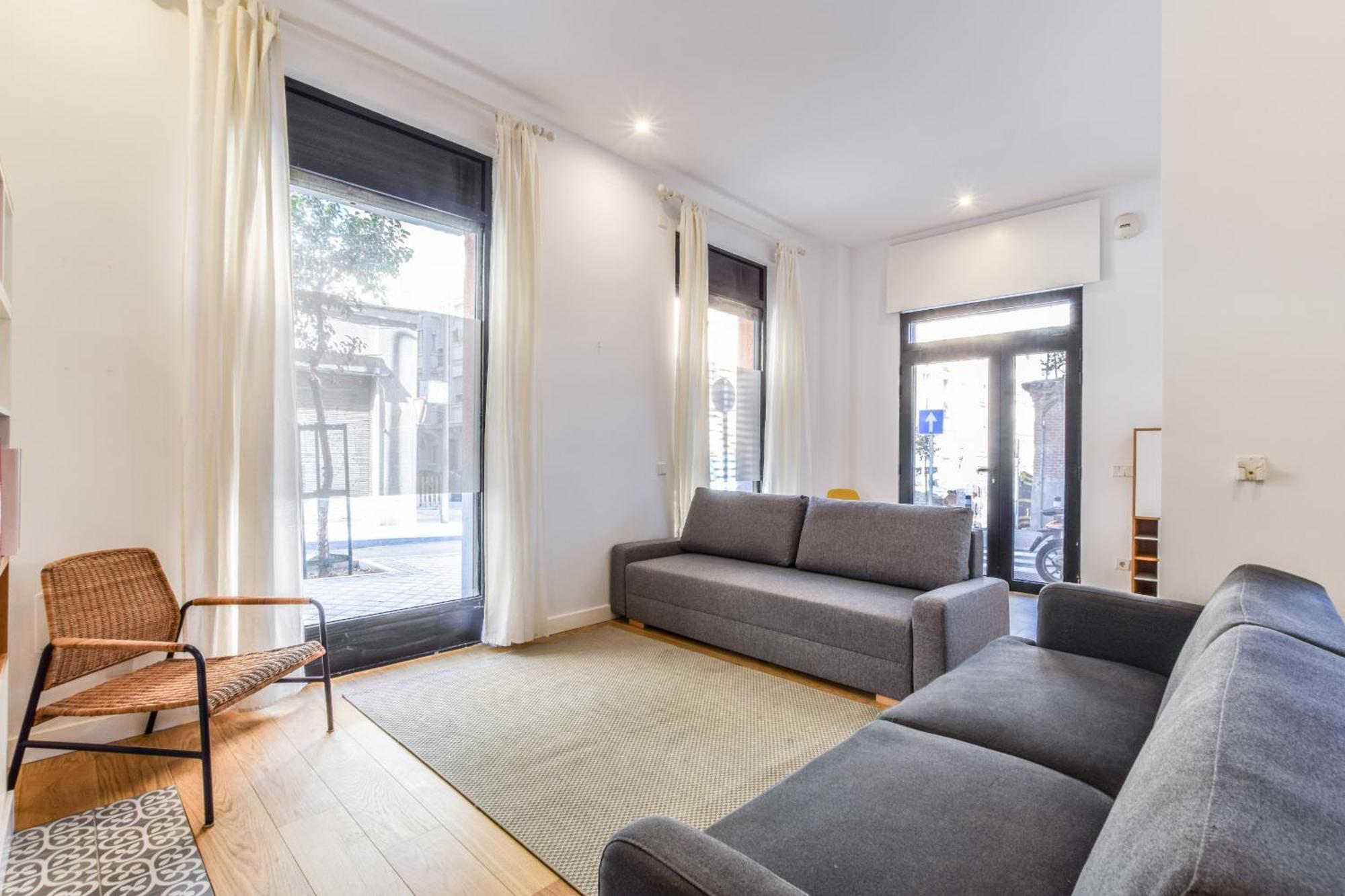 Apartamento Loft Exclusivo Reformado De Diseno Alquiler Temporal Madrid Exterior foto