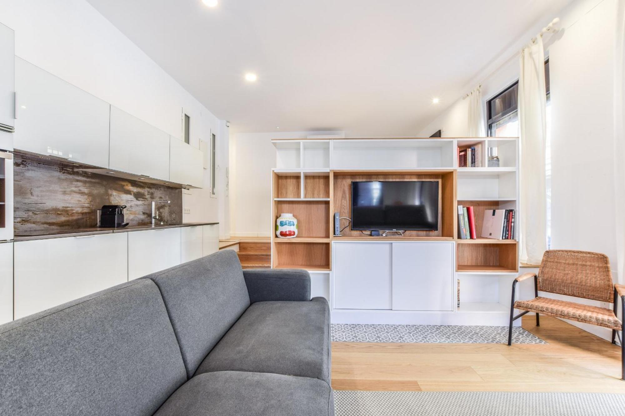 Apartamento Loft Exclusivo Reformado De Diseno Alquiler Temporal Madrid Exterior foto